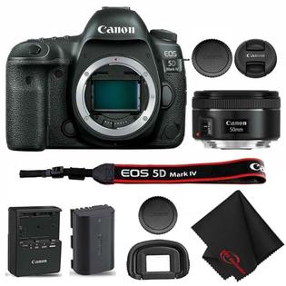 5d Iv Nk 2 1483c002 Canon Eos 5d Mark Iv Full Frame Digital Slr Camera Body Ef 50mm F 1 8 Stm Lens