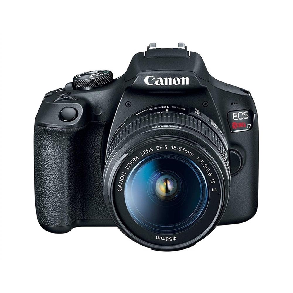 Canon EOS Rebel T7 24.1MP Digital SLR Camera with EF-S 18-55 IS II Lens