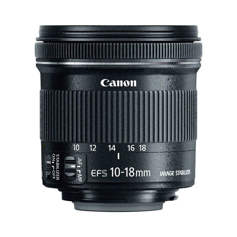 Canon EF-S 10-18mm f/4.5-5.6 IS STM Lens for Canon EOS Rebel T7 T7i T6i T6 T6s with Accessories