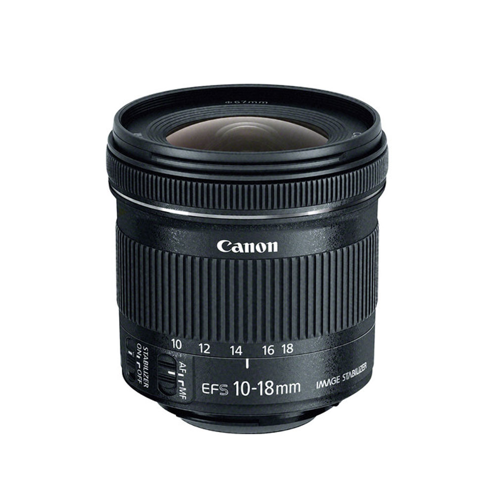 Canon EF-S 10-18mm f/4.5-5.6 IS STM Lens Kit for Digital SLR Camera