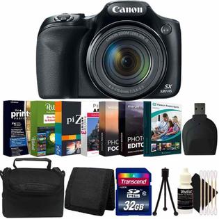 Cnn Sx530 9779b001 Canon Powershot Sx530 Hs Digital Camera Black With Photo Expert Editor Software Bundle Top Accessory Kit