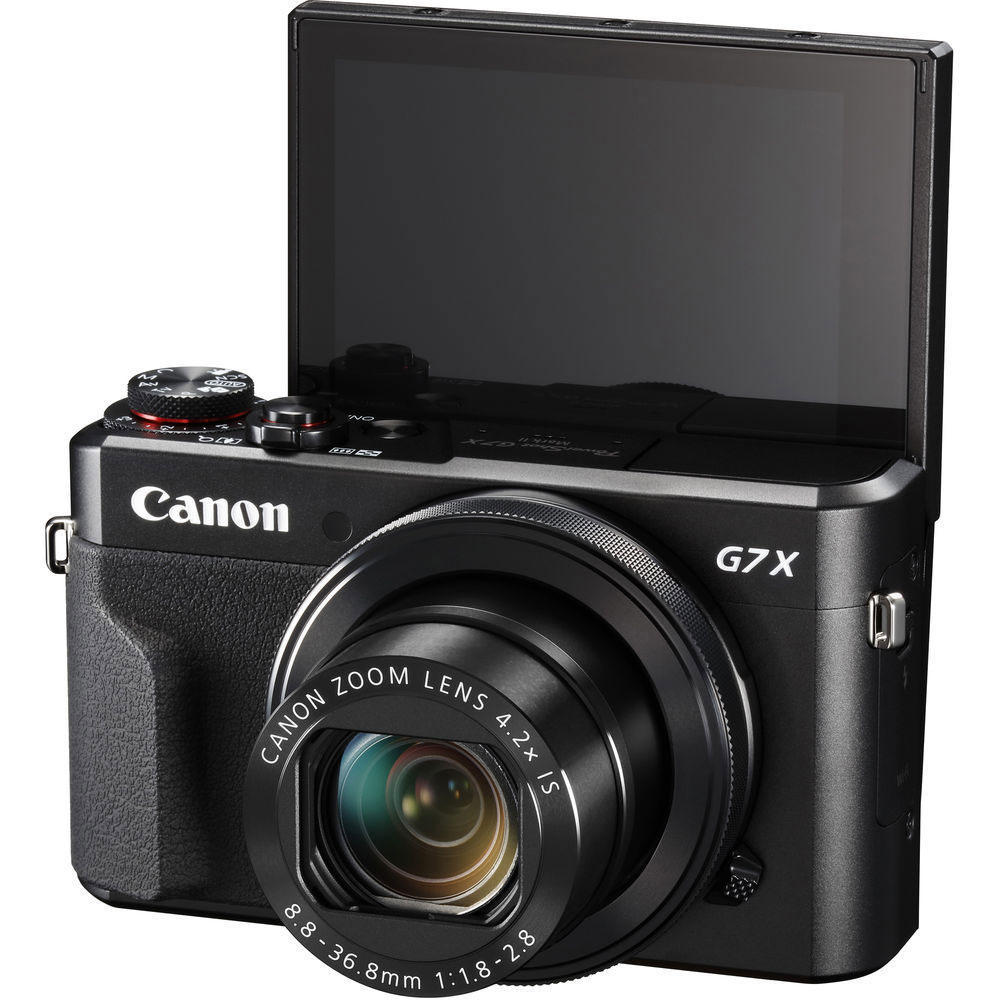 Canon G7X Mark II PowerShot 20.1MP Digital Camera (Black)