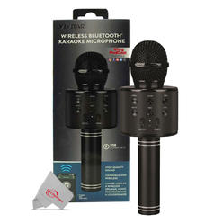Vivitar Wireless Bluetooth Karaoke Microphone USB Powered High Quality Sound for Wireless Speaker, Voice Recorder and Loudspeake