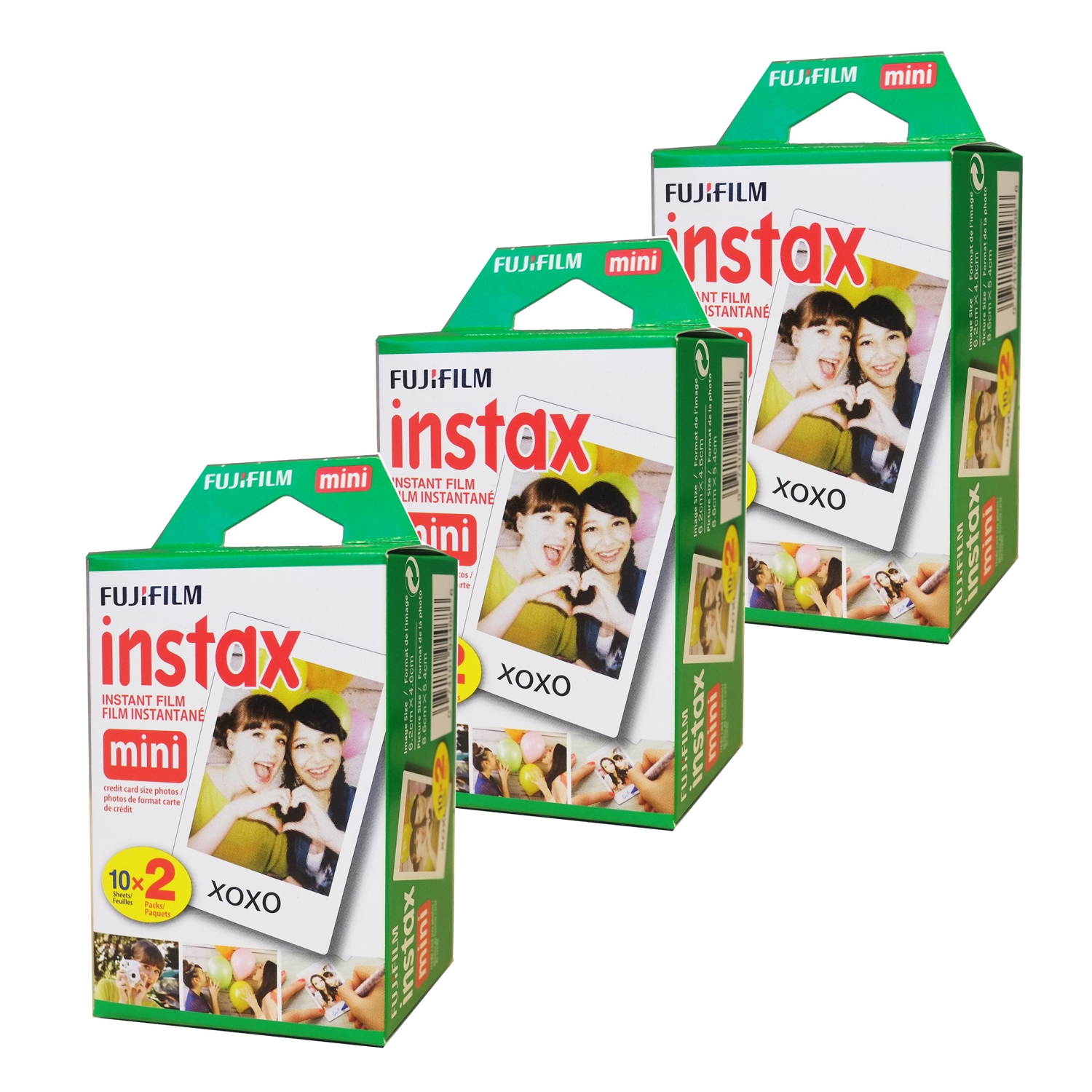 Fujifilm Instax Mini Instant Film 2x10 3 Packs (60 Shots)