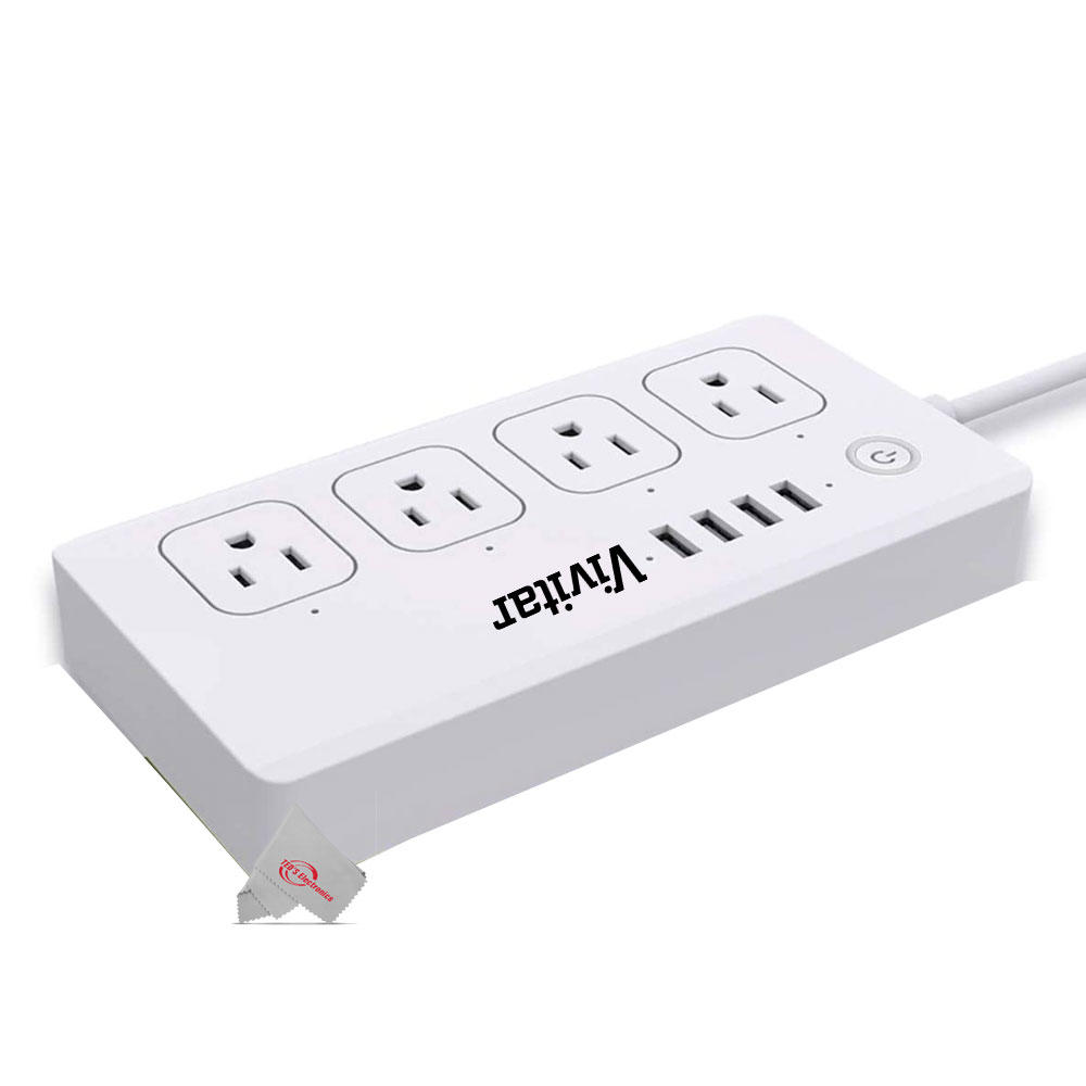 Vivitar Smart Home Smart Plug Power Strip 4 Wi Fi Outlets 4 USB Ports vivitar-smart-home-smart-plug-power-strip-4-wi-fi-outlets-4-usb-ports