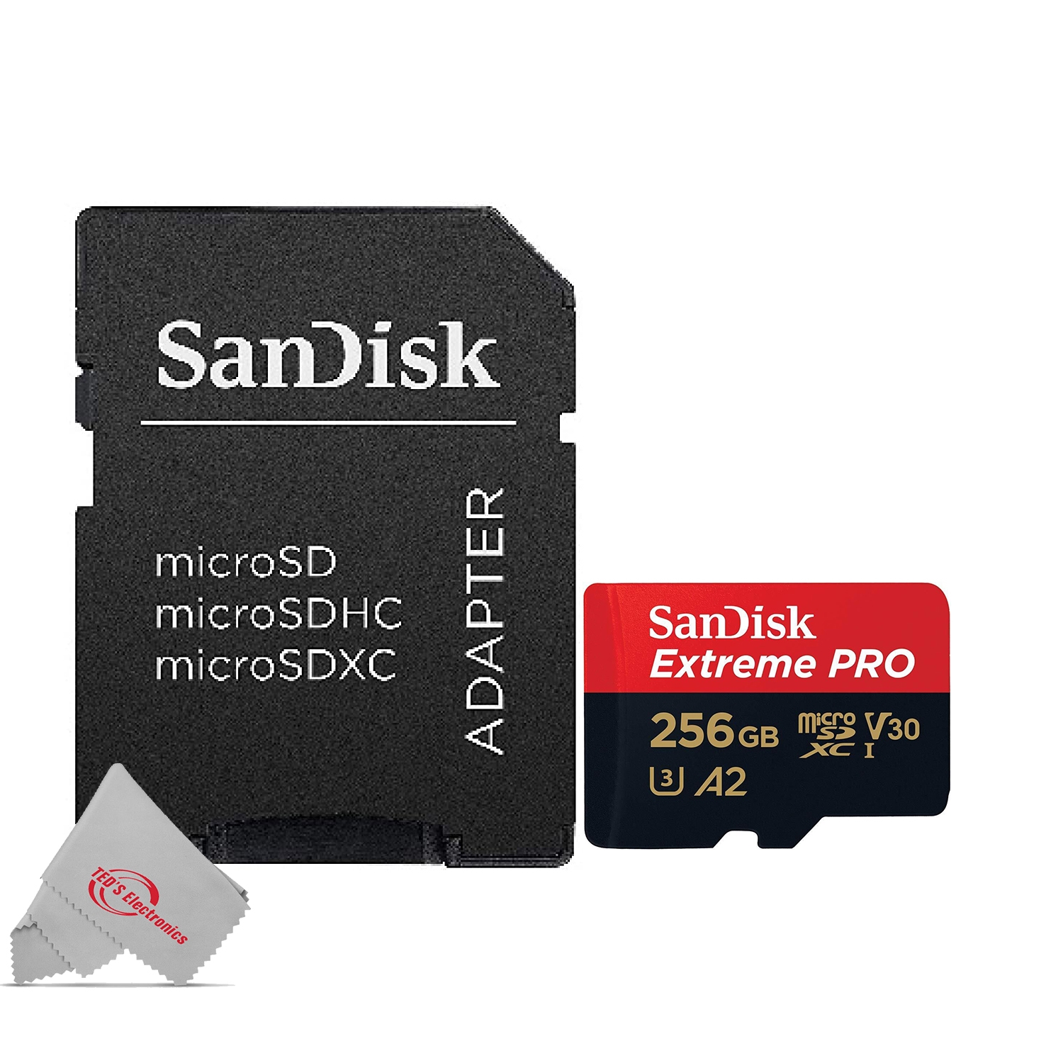 methodology console tissue SQXCZ-256G-X5 5X SanDisk Extreme Pro Memory Card 256GB Micro SDXC UHS-I U3  A2 V30 Micro SD Card with Adapter