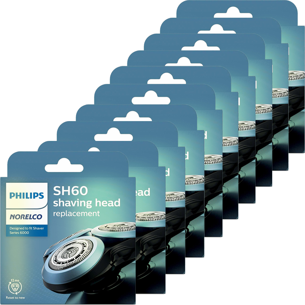 Philips 10x Philips Norelco Replacement Head for Series 6000 Shavers