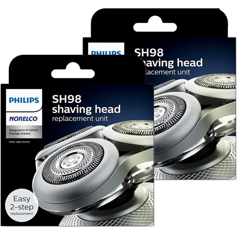Philips 2x Philips Norelco Shaver 9000 Prestige Shaving Head SH98/72