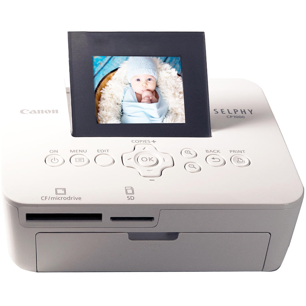 Canon Selphy CP1000 Compact Colored Photo Printer White