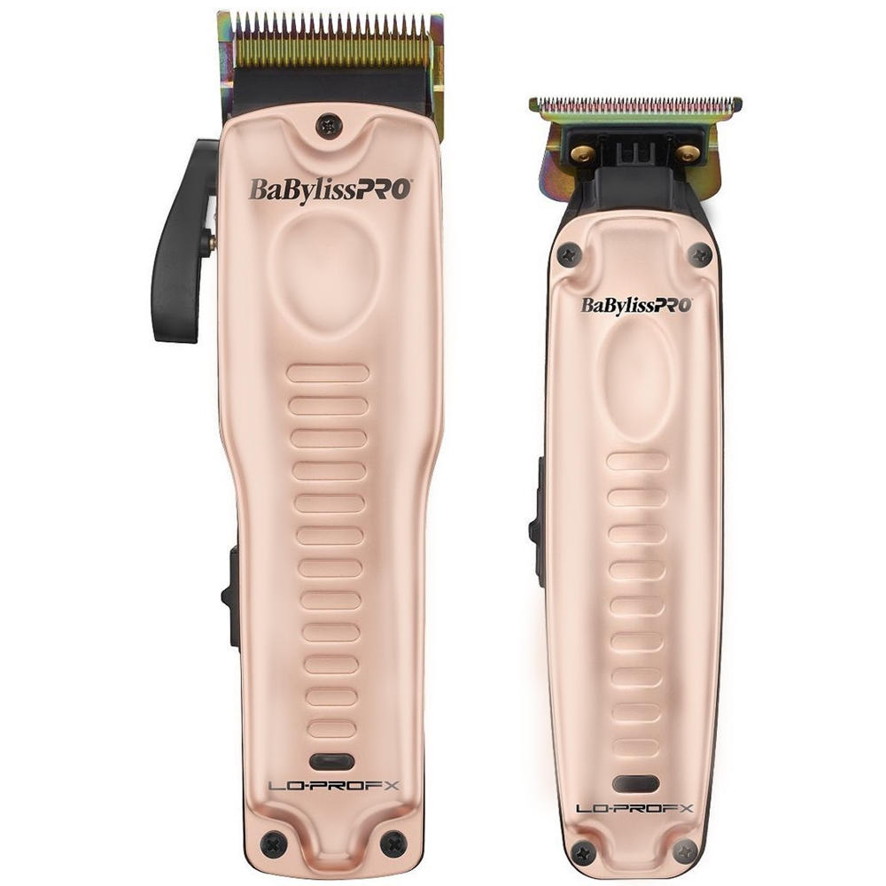 BaByliss Pro Limited Edition LO-PROFX Clipper & Trimmer Gift Set ROSEGOLD with Comb