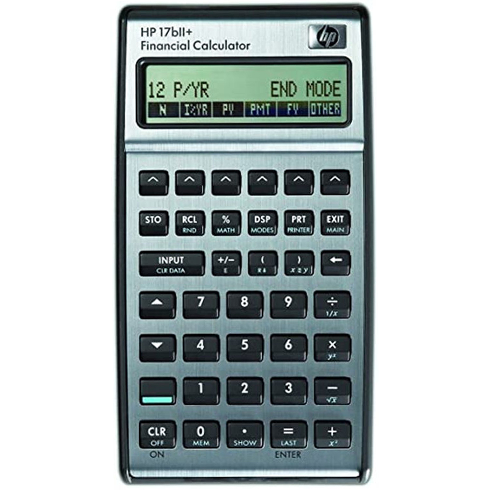 HP 17BII+ Financial Calculator - Powerful Business / Financial Features, Statistical / Mathematical Features, Time and Date Mana