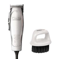 Andis Professional Fade Master Hair Clipper with Adjustable Fade Blade, Silver + BaBylissPro Barberology Knuckle Brush