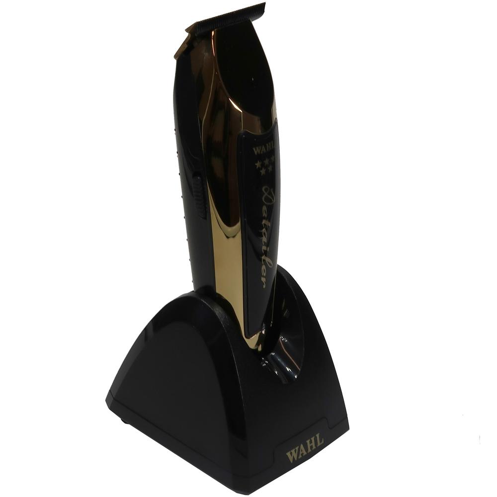 Wahl 5 Star Gold Collection - DLC Titanium Magic Clip Cordless Clipper, Detailer Li Trimmer, Vanish Shaver, Comb and Clipper Oil