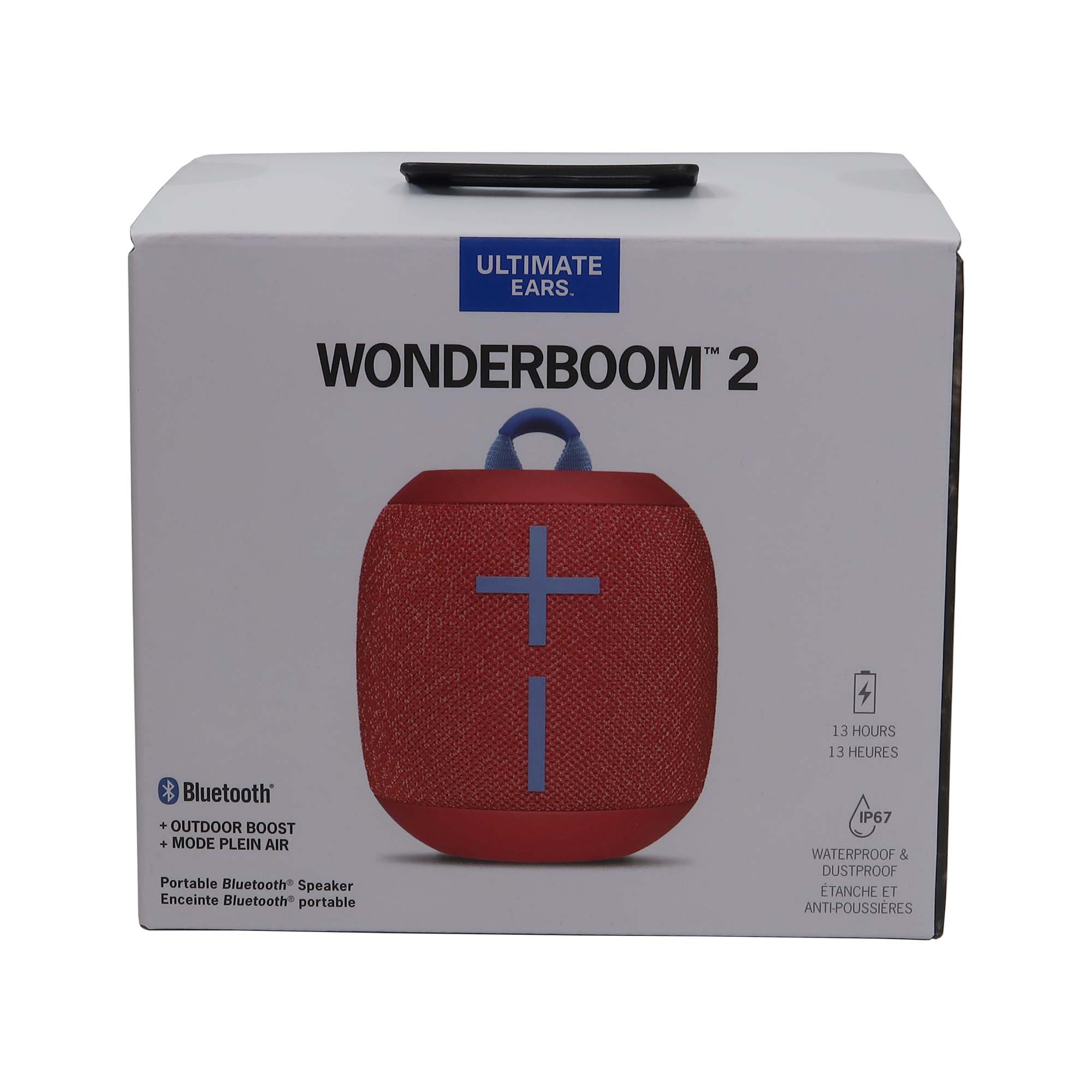 Ultimate Ears 2x Ultimate Ears WONDERBOOM 2 Portable Bluetooth Speaker (Radical Red)