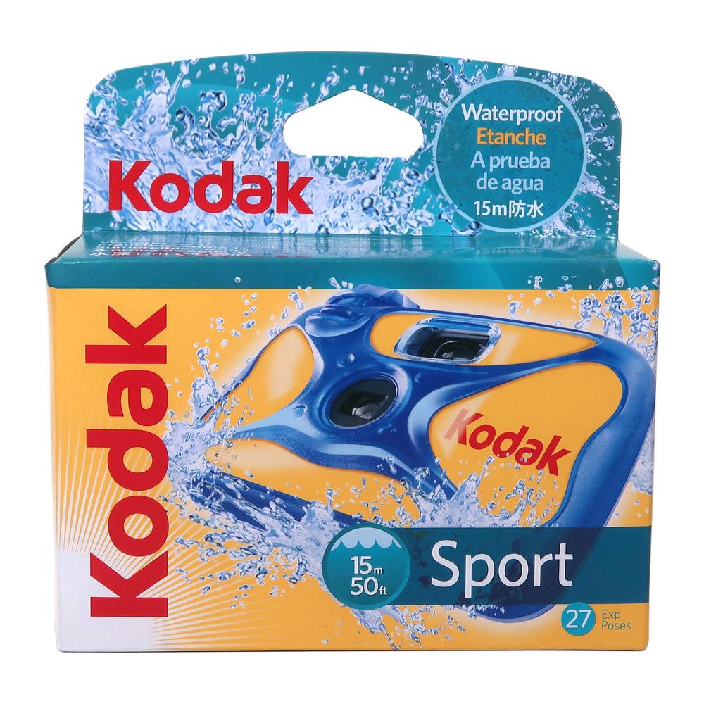 Kodak Water and Sport One-Time Use Disposable Camera (ISO-800) Waterproof (50'/15 m) 35mm - 27 Exposures