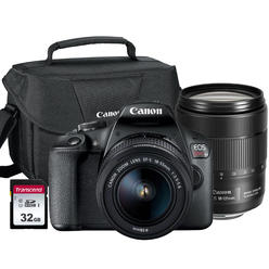Nikon Canon EOS Rebel T7 Digital SLR Camera with 18-55mm and 18-135mm IS USM Lens Starter Kit