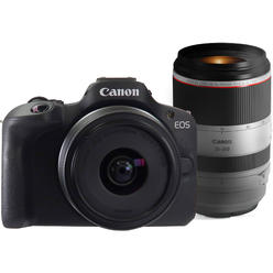 Canon EOS R100 Mirrorless Camera with 18-45mm Lens and Canon RF 70-200mm f/2.8 L IS USM Lens