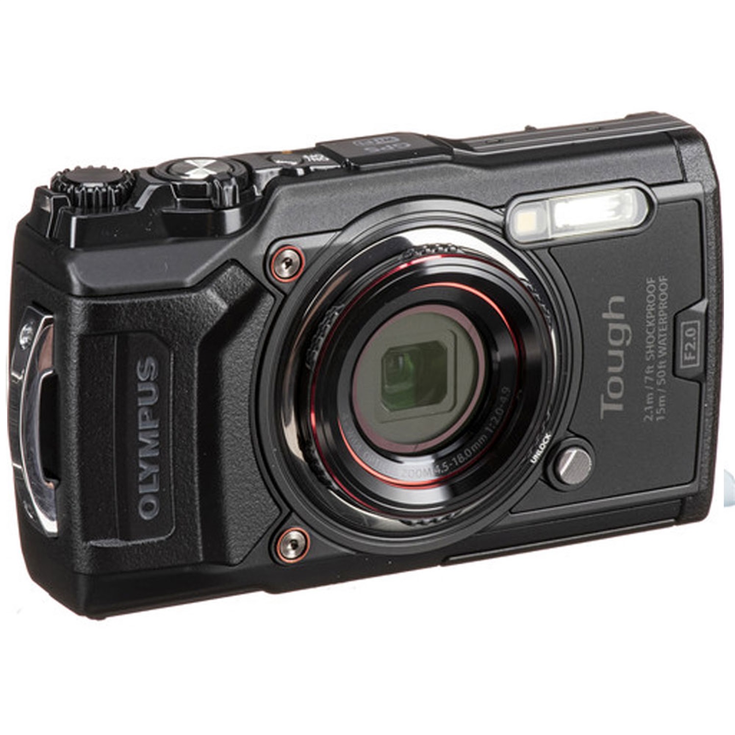 Olympus Tough TG-6 12MP Waterproof W-Fi Digital Camera (Black)