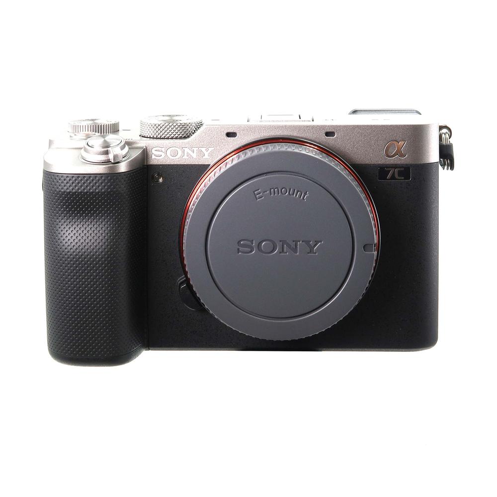 Sony Alpha a7C Full-Frame Mirrorless Camera Silver with Sony FE 20mm f/1.8 G Lens Accessory Bundle