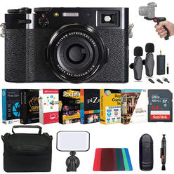 Fujifilm Sony ZV-1 II Digital Camera for Vloggers (Black) with 128GB Basic Kit