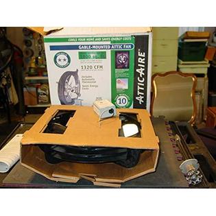 Air Vent Mount Power Inc 53319 Gable Attic Ventilator