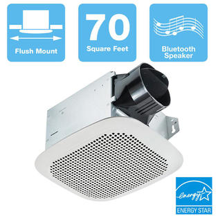 Delta Breez Itg70bt Integrity Series 70 Cfm Ceiling Bathroom Exhaust Fan With Bluetooth Speaker New Delta Breez Itg70bt Integrity Series 70 Cfm Ceiling Bathroom Exhaust Fan With Bluetooth Speaker New