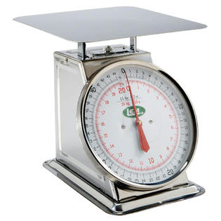 Lem Lem Analog Food Scale Stainless Steel Construction Weighs Up To 44 Lbs Kitchen