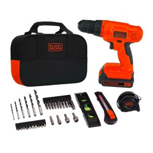 Black Decker Black Decker Bdcd120va 20v Lithium Drill Driver Project Kit New