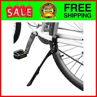 Bv Bike Kickstand Alloy Adjustable Height Rear Side Bicycle Stand For Bike