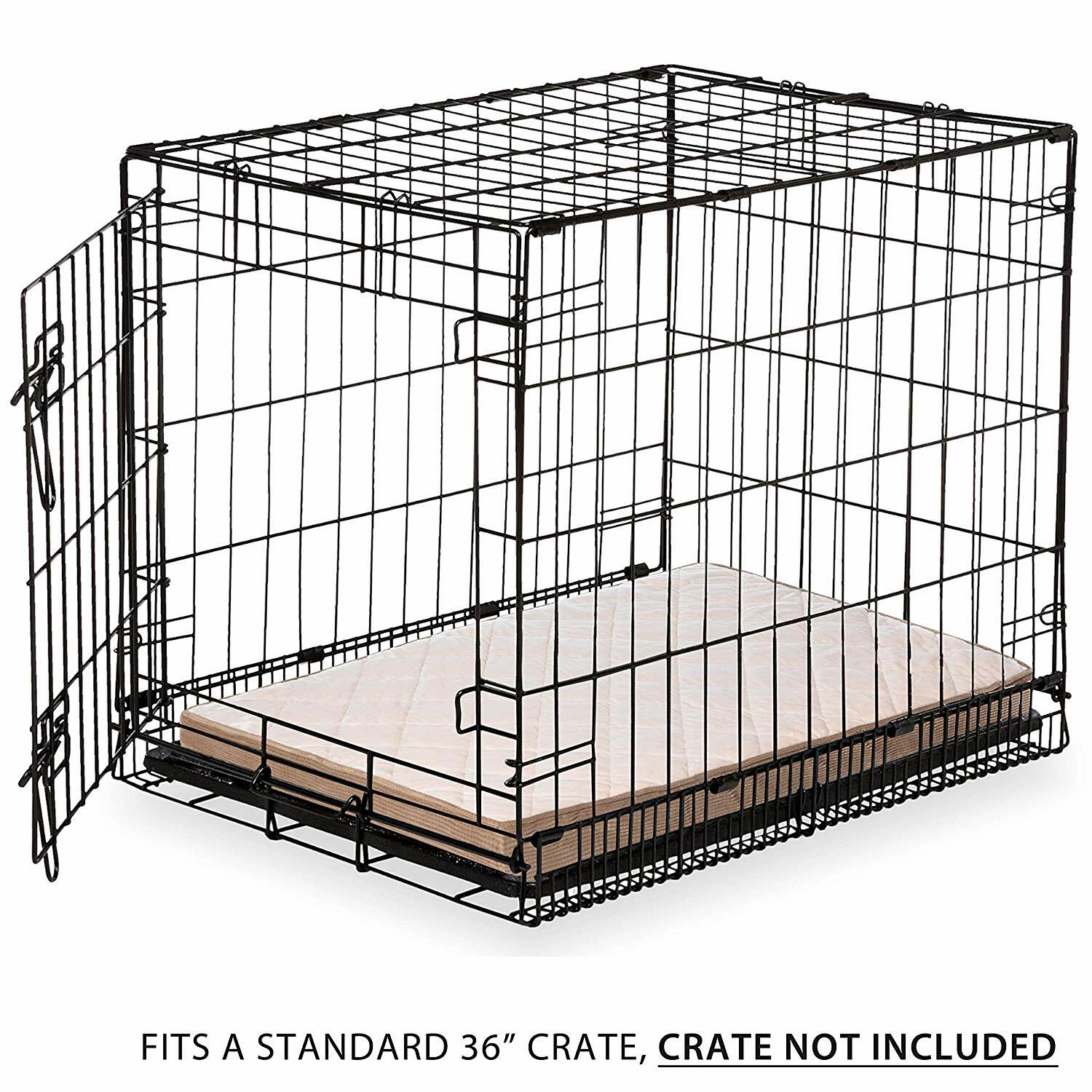 Milliard Quilted Padded Orthopedic Dog Bed Egg Crate Foam With Plush Pillow Top