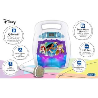 Ekids Disney Princess Bluetooth Portable Mp3 Karaoke Machine Player Light Show Store Hours Of Music Built In Memory Sing Ekids Disney Princess Bluetooth Portable Mp3 Karaoke Machine Player Light Show Store Hours Of Music Built In Memory Sing