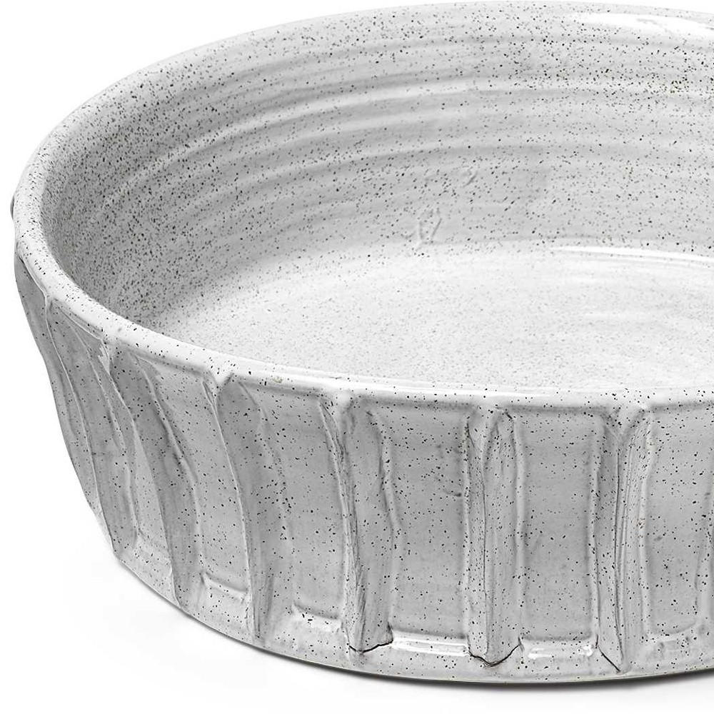HomeRoots Large White Ceramic Bowl