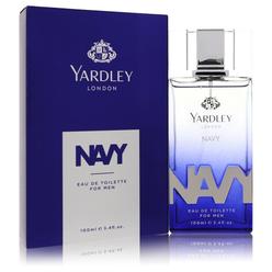 Yardley London Yardley Navy by Yardley London Eau De Toilette Spray 3.4 oz for Men