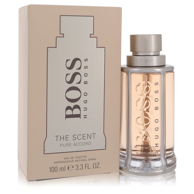 Hugo Boss Boss The Scent Pure Accord by Hugo Boss Eau De Toilette Spray 3.3 oz for Men