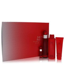 Perry Ellis 360 Red by Perry Ellis Gift Set -- for Men