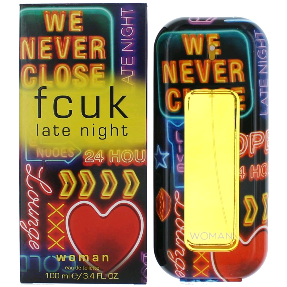 French Connection FC*K Late Night by French Connection, 3.4 oz Eau De Toilette Spray for Women