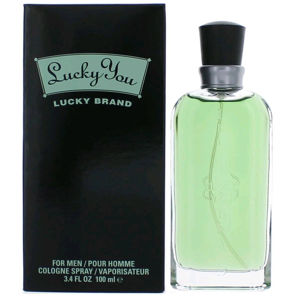 Lucky Brand Lucky You by Lucky Brand, 3.4 oz Eau De Toilette Spray for Men