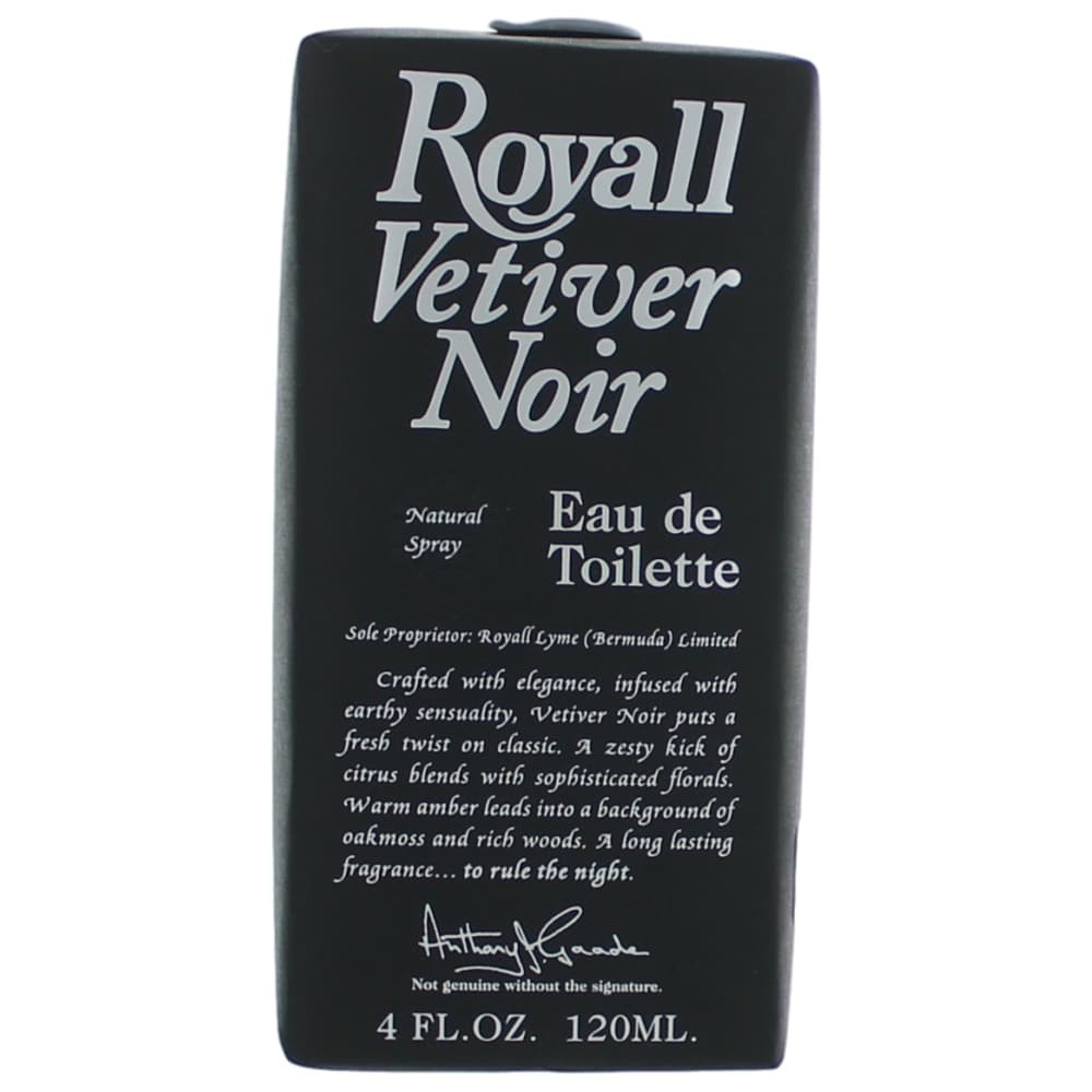 Royall Fragrances Royall Vetiver Noir by Royall Fragrance, 4 oz Eau De Toilette Spray for Men