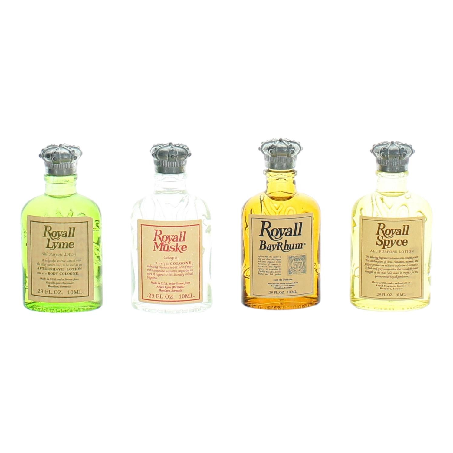 Royall Fragrances The Heritage Collection by Royall Fragrances, 4 Piece Mini Set for Men