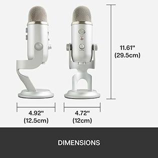 Blue Microphones Blue Yeti Ultimate Usb Microphone For Professional Recording Silver Brand New F Blue Microphones Blue Yeti Ultimate Usb Microphone For Professional Recording Silver Brand New F