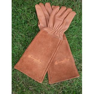 Exemplary Gardens Exga01 Rose Pruning Gloves For Men And Women Thorn Proof Goatskin Leather Gardening