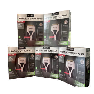 Andis Profoil Lithium Plus Titanium Foil Shaver 17200 Mens Cordless