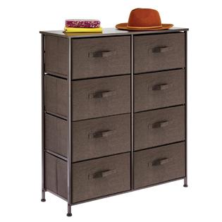 mDesign Vertical Dresser Storage Tower with 8 Drawers