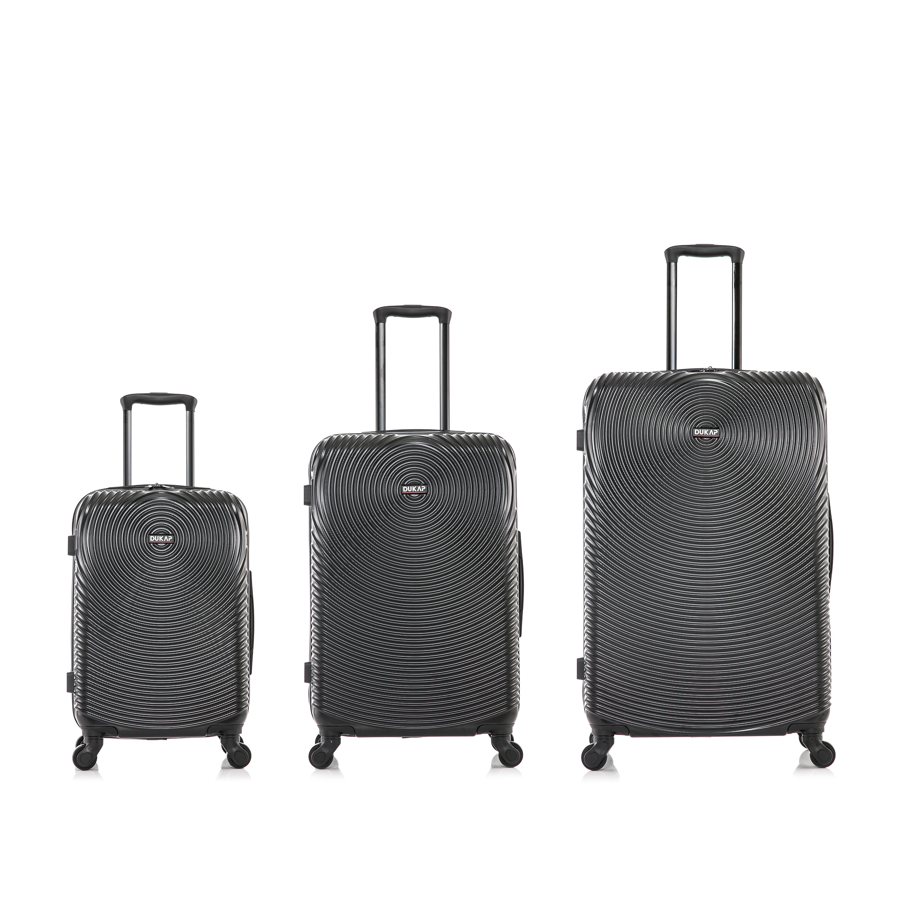 DUKAP Inception Lightweight Hardside Spinner 3 Piece Luggage set  20'',24'', 28'' inch