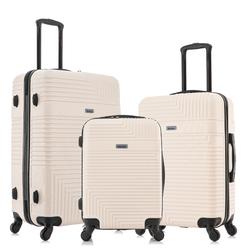 InUSA Resilience Lightweight Hardside Spinner 3 Piece Luggage set  20'',24'', 28'' inch Charcoal