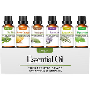 Cosprof 6 Pcs 10ml Essential Oil Set Natural Aromatherapy Diffuser Humidifier