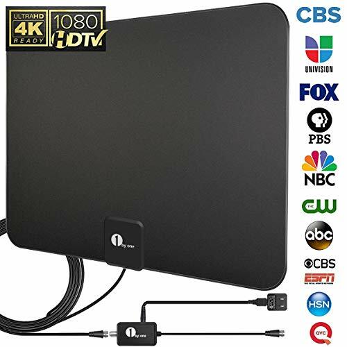 Branded 4K 1080P HD Digital TV Antena Kit Antena de TV con 120 Millas de  Largo Alcance