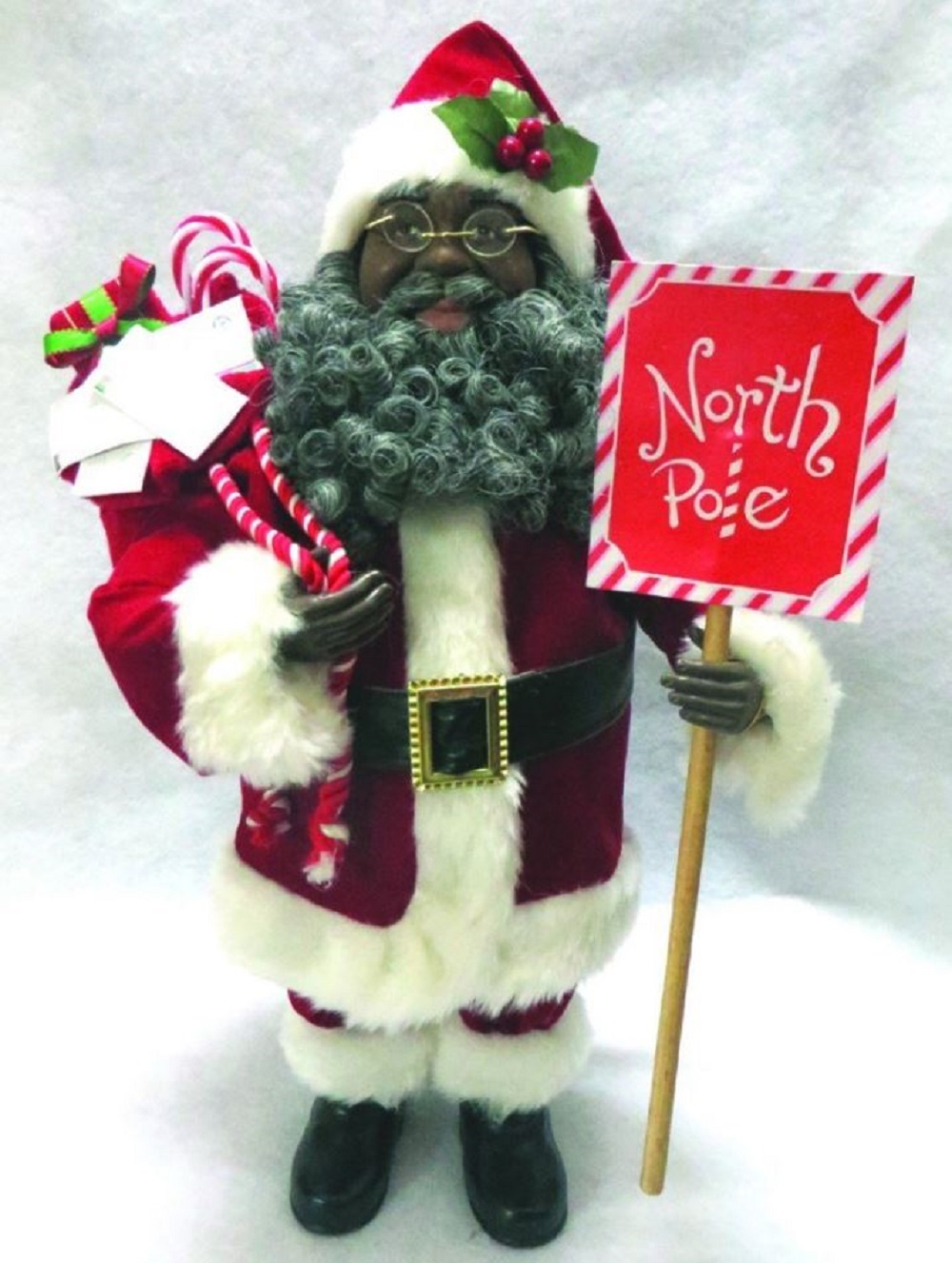 Santa's Workshop Santas Workshop African American North Pole Santa