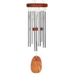 Woodstock Percussion Woodstock Chimes Woodstock Wind Chimes Amazing Grace Chime Small (16'') Silver Wind Chime Inspirational and Memorial Gifts Wind Chimes for Outsid