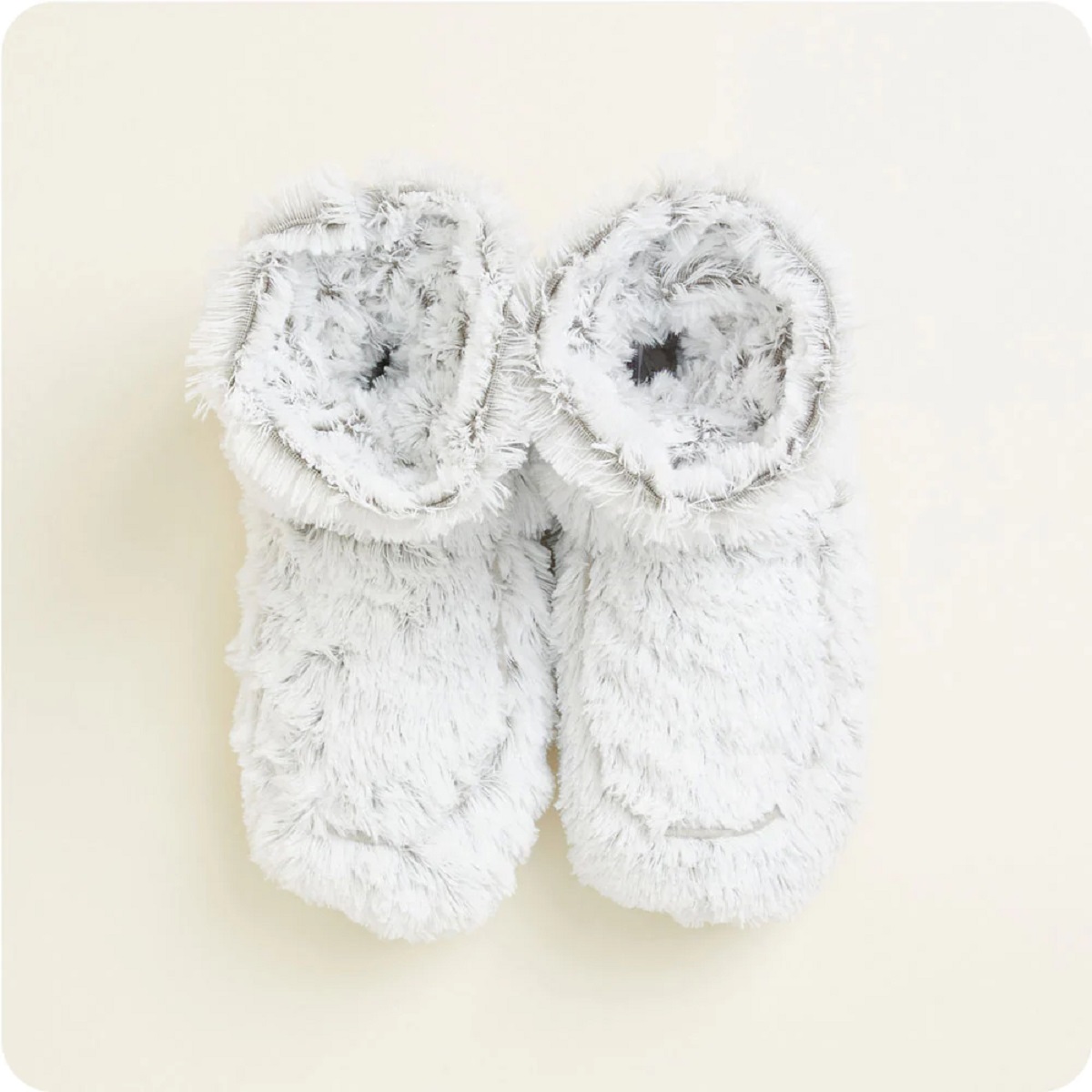 Warmies Plush Microwavable Lavender Scented Boots Gray